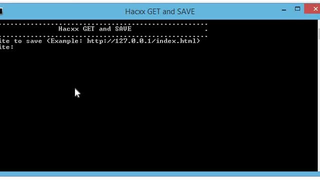 Hacxx GET and SAVE