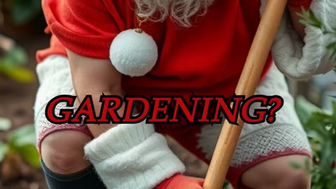 What Does Santa Say While Gardening? @DadFunnies #dumbjokes #jokes #funny #laugh #trynottolaugh