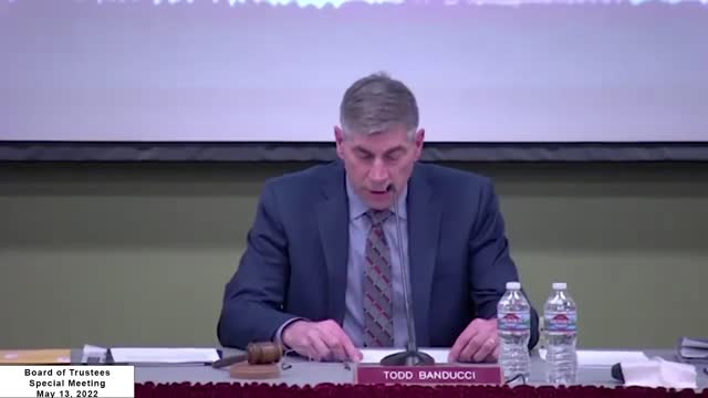 North Idaho College Board of Trustees - College President Salary Discussion - May 2022