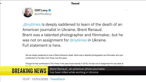 Ukraine War_ American photographer and film-maker killed in Ukraine