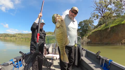 RELEASING A GOOD SMALLMOUTH!