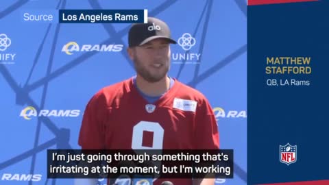 Rams QB Stafford has no concerns over elbow problem