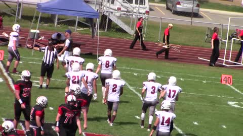 George Johnson recovers his own onside kick