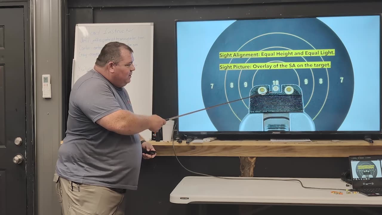 Do you know where to "hold" your pistol sights?