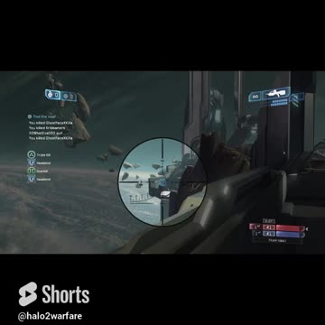 Halo 2 Anniversary - Overkill on Zenith #shorts #short #killtac #halo #halo2 #cips #h2a #halopc