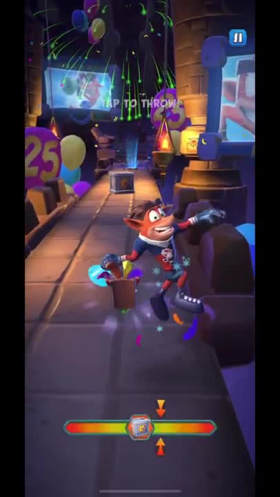 Iron Crate Battle Run Gameplay On Temple Ruins - Crash Bandicoot: On The Run! (Season 5 Boss)