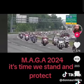 Amish, Farmers and Bikers in PA for Trump