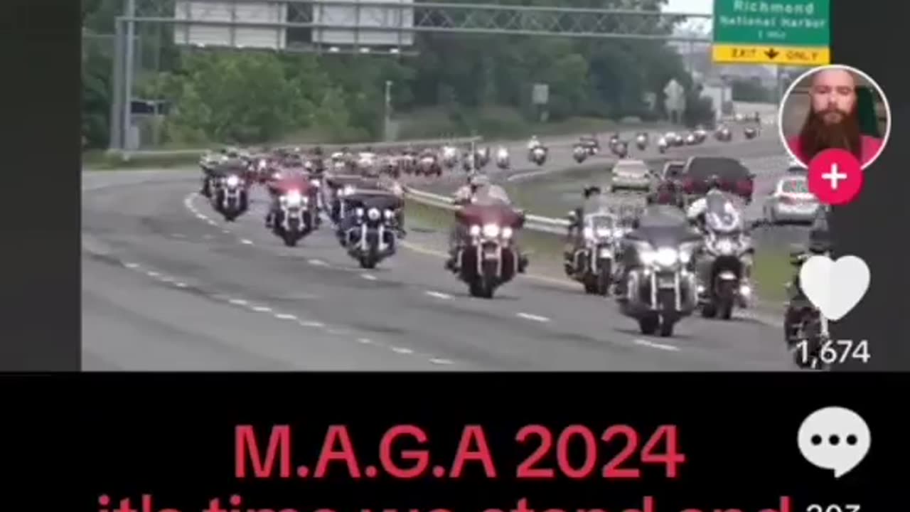 Amish, Farmers and Bikers in PA for Trump