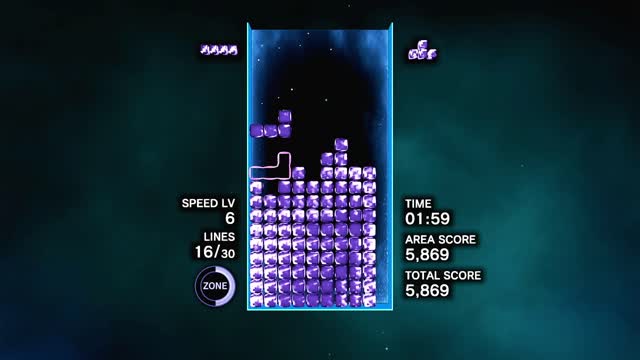 Tetris Effect Connected - Journey Mode/Beginner - Celebration Stage - Win 01