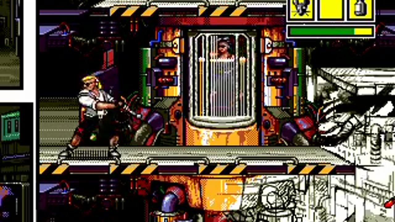 Comix Zone - Final Boss Battle & Good Ending