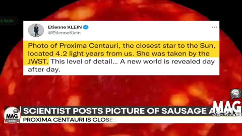 THEY WAS SHOWING US SAUSAGE FOR PLANETS