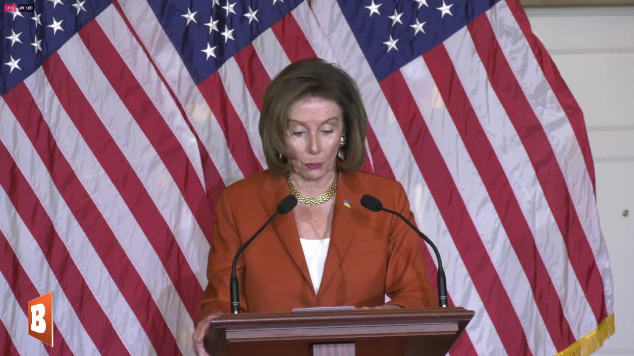 LIVE: Nancy Pelosi is live…