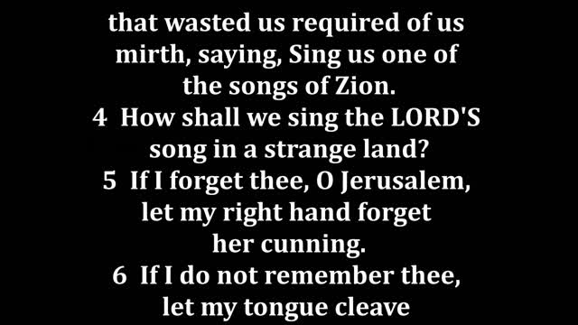 Psalms 137 King James version