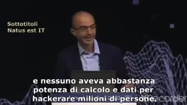 Prof. Yuval Noah Harari Davos 2020: uomini hackerabili da vaccini mRNA