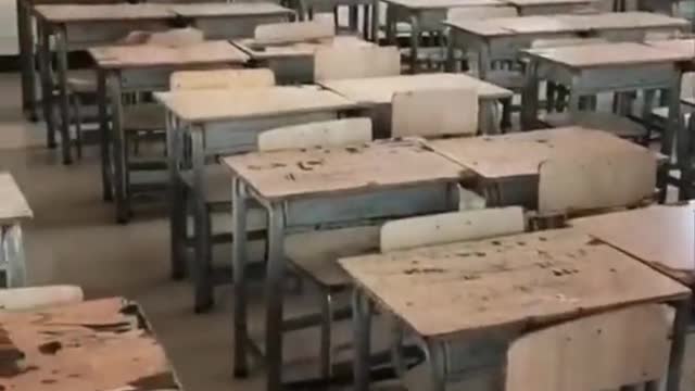 Atrocious conditions dormitories and classrooms in China schools in Guangxi.