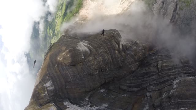 Beautiful Mountaintop Skydive