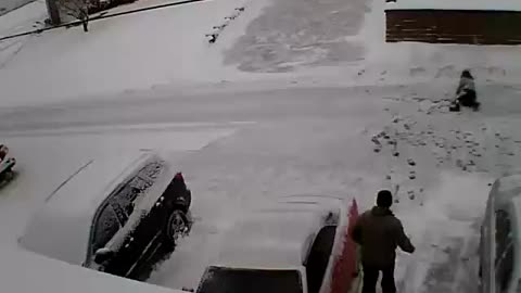 snow fight