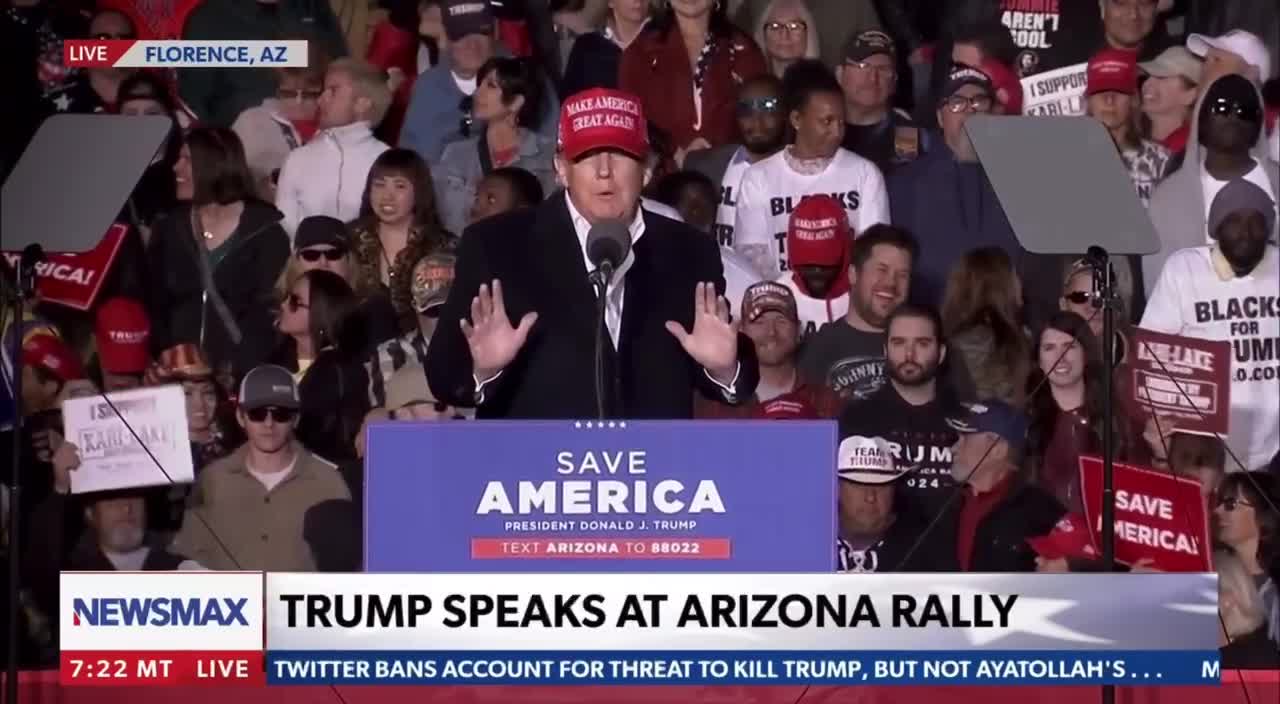 One of the first things Trump said tonight is “get out and vote”.