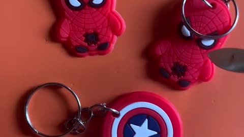 Key Pendant - shield matching spider man perfectly