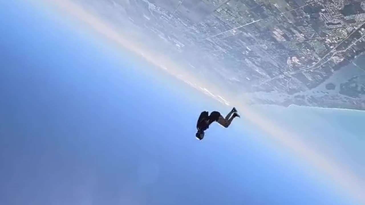 Sky diving