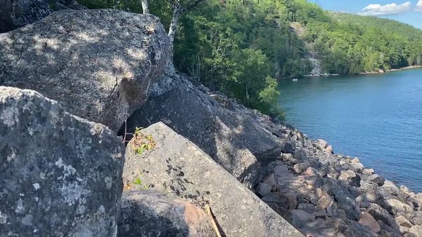 Hiking Valley Cove Trail Acadia National Park