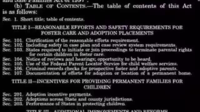 Every state in the United States of America has subsidized child trafficking from the government