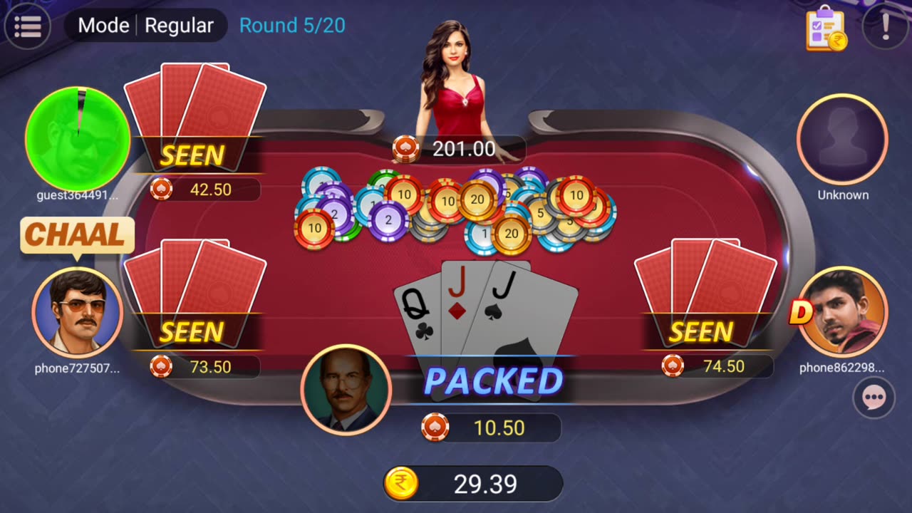 Play teen patti and win rewards