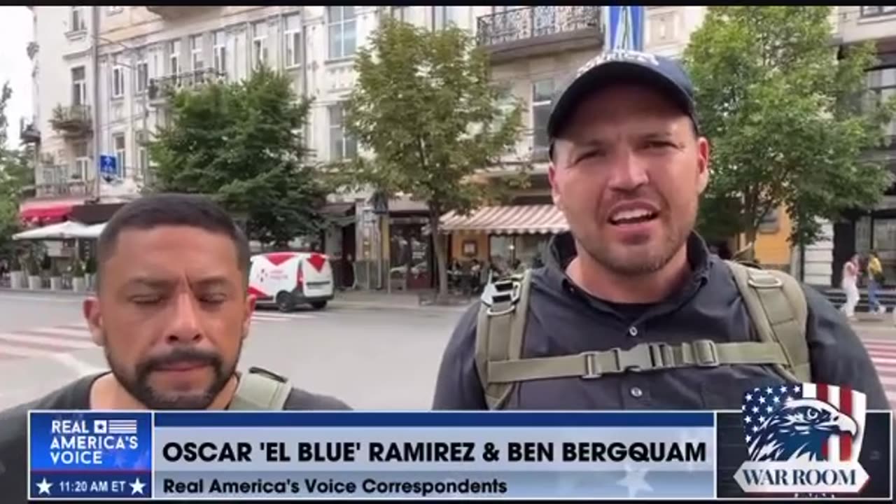 Oscar EL Blue Ramirez and Ben Bergquam in Ukraine