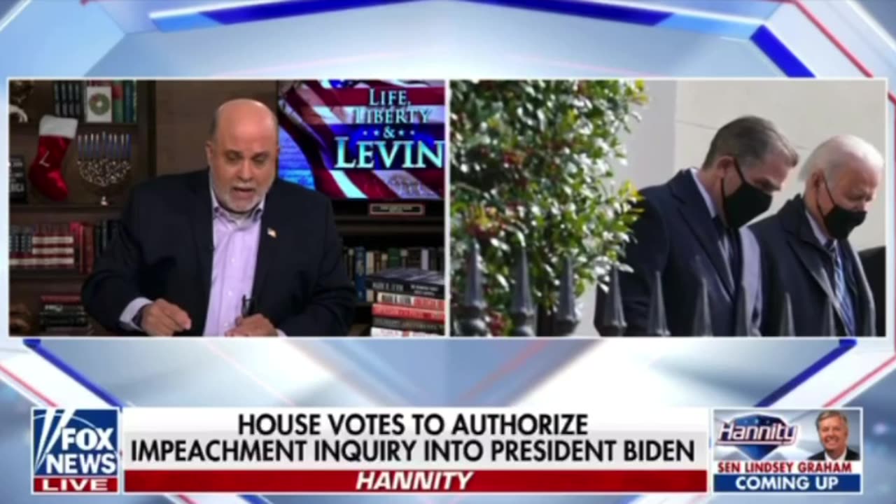 Levin after roasting Manchin goes off