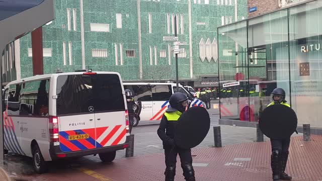 Eindhoven Verboden Demonstratie 24-01-2021 B