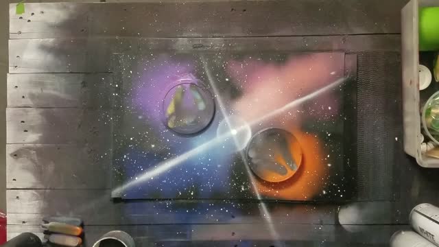 For Some Friends - Spray Paint Art - ASMR - Full