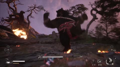 Black Myth Wukong Beat Black Bear Guai