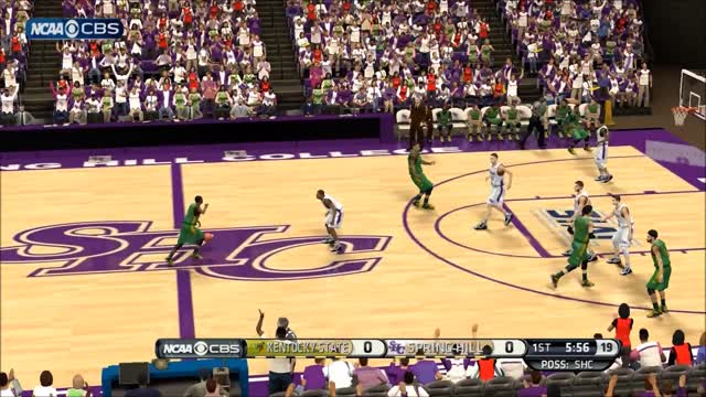 NBA 2k14 HBCU Basketball Mod Spring Hill vs Kentucky State
