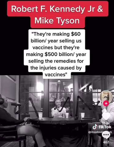 Mike Tyson, Robert Kennedy, vaccines