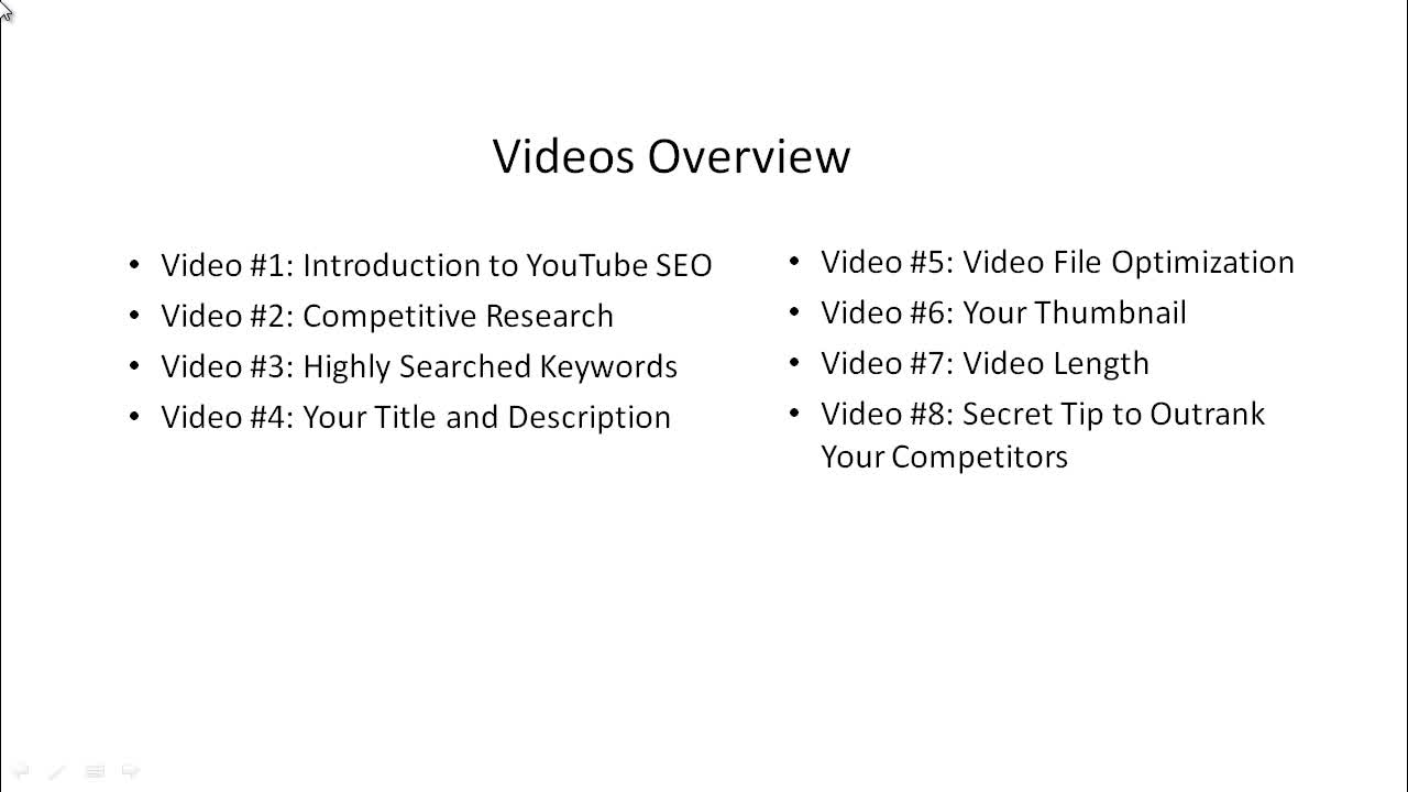 Youtube Channel SEO -09 -SalesVideo