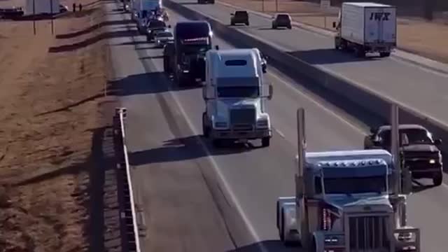 People's Convoy in Oklahoma heading to Washington DC 🇺🇸