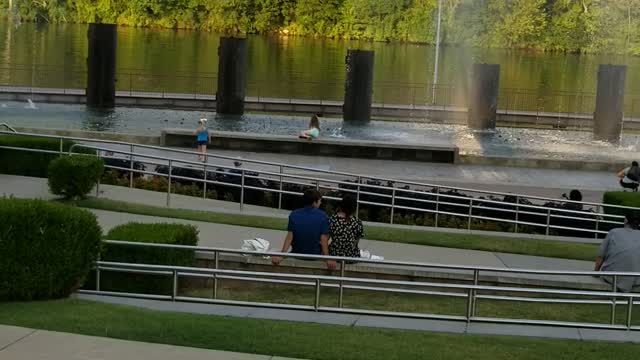 Water shoot out!!