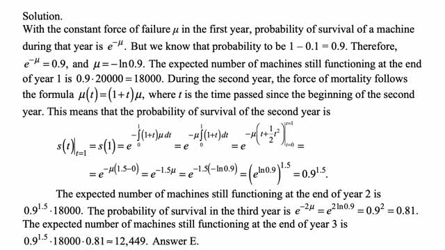 Exam LTAM exercise for July 2, 2021