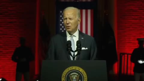 Biden red speech Independence Hall September 2022 Battle for Soul