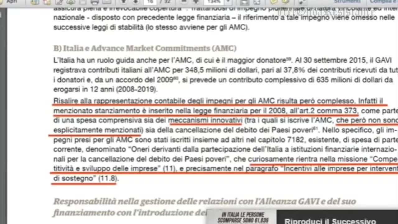 Nomi e cognomi di chi ha svenduto l’italia a Bill Gates.