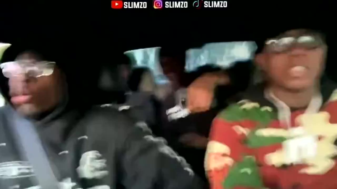 YouTuber named “Slimzo” let rapper VonOff1700 drive his Hellcat and he ended up flying off the road