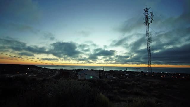 Rocking time lapsed captured on hilltops indicates Hope of Enlightenment