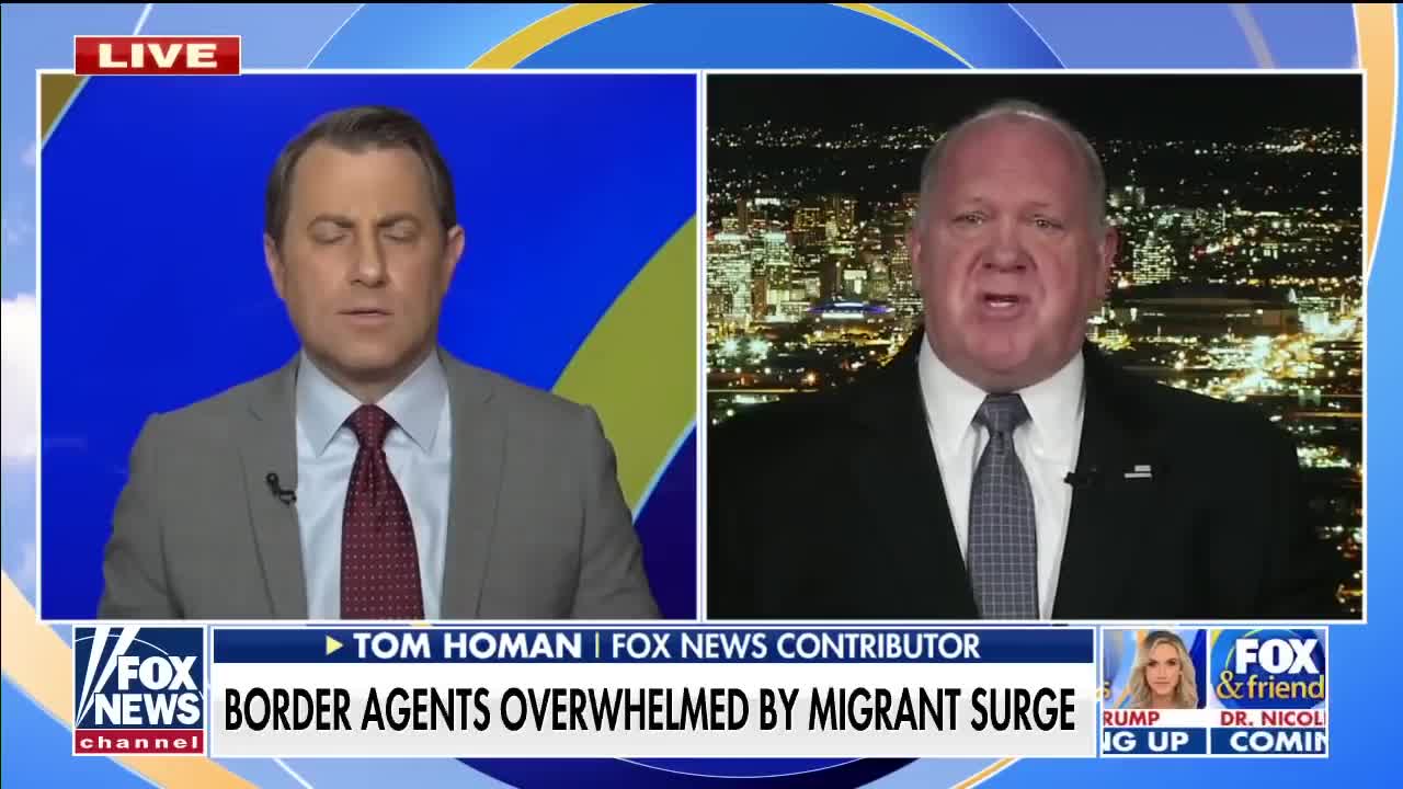 Tom Homan: ‘The whole world knows our borders are open’