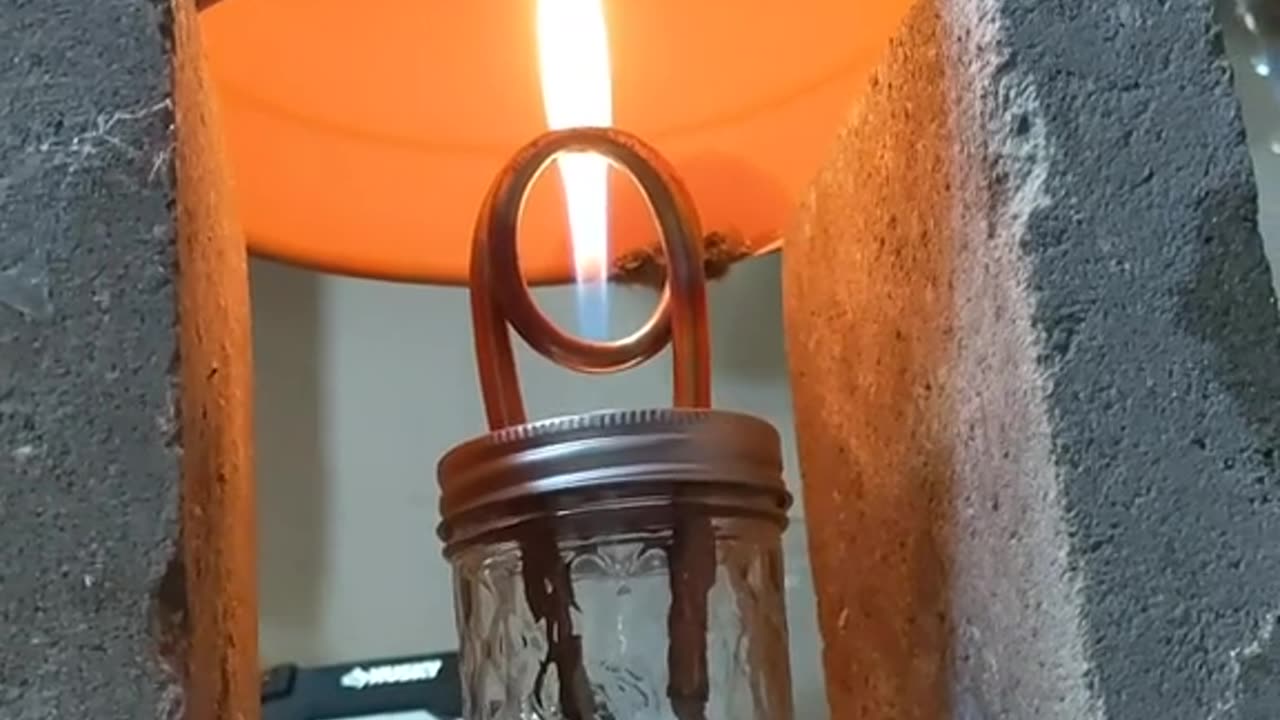 Copper coil Lamp/Heater