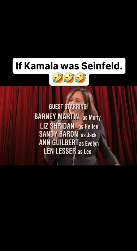 Comedy at its finest. She, I mean he misses his calling.