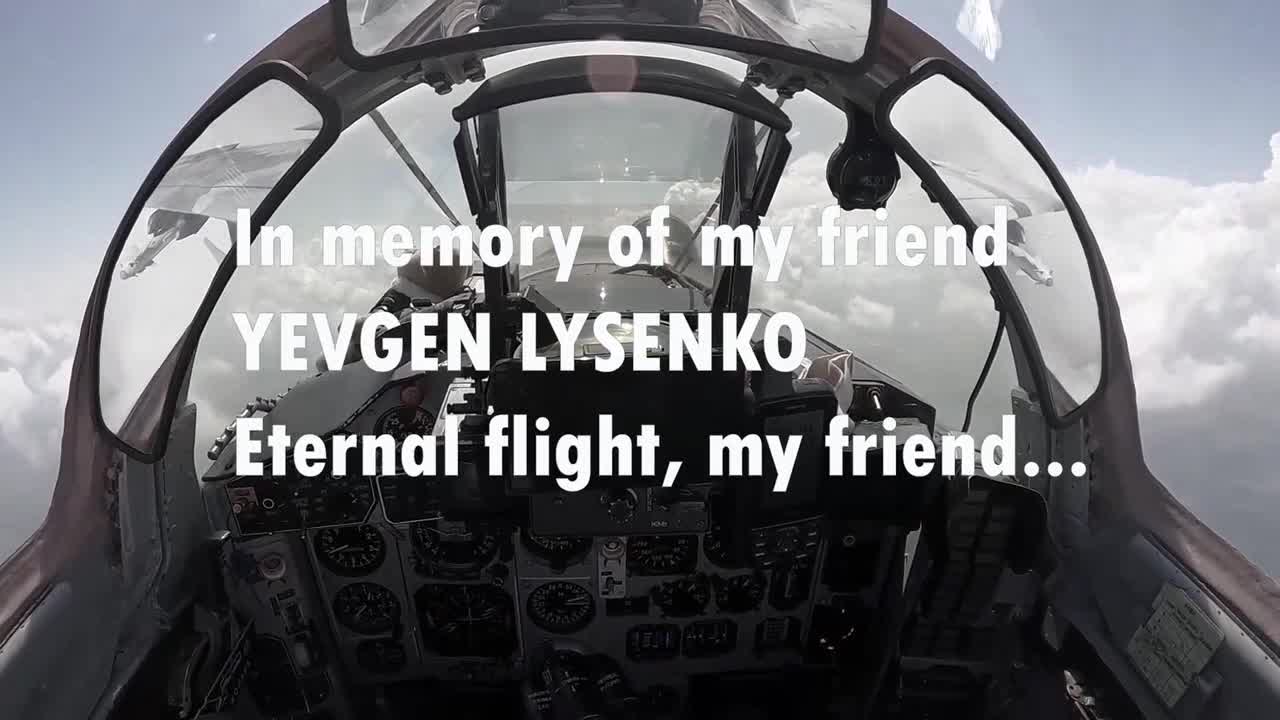 The Ukrainian pilot shot a video of the combat operation of the MiG-29 fighter