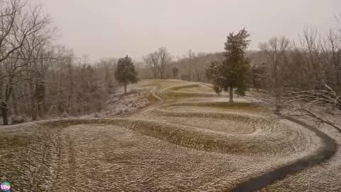 Who constructed the Great Serpent Mound?