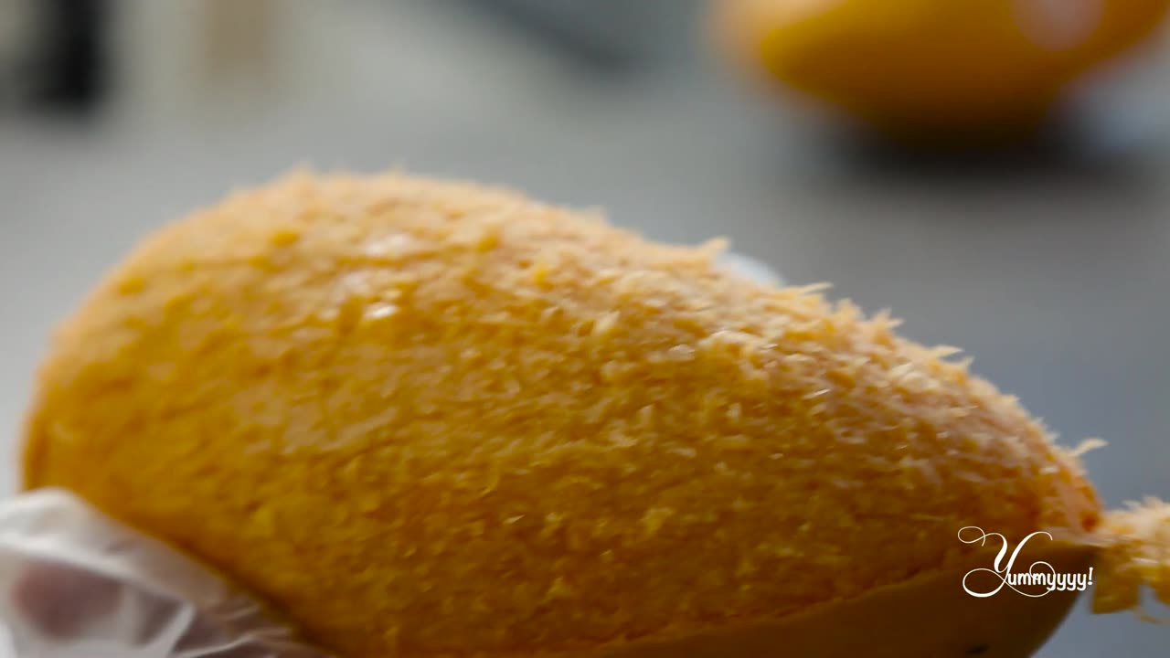 Mango ice cream cake