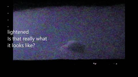 UFO caught on video during a thunderstorm