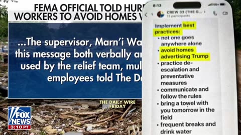 This Week in DUMBmocracy: Ousted Official Says FEMA APPROVED Her Decision to "AVOID" Trump Signs!